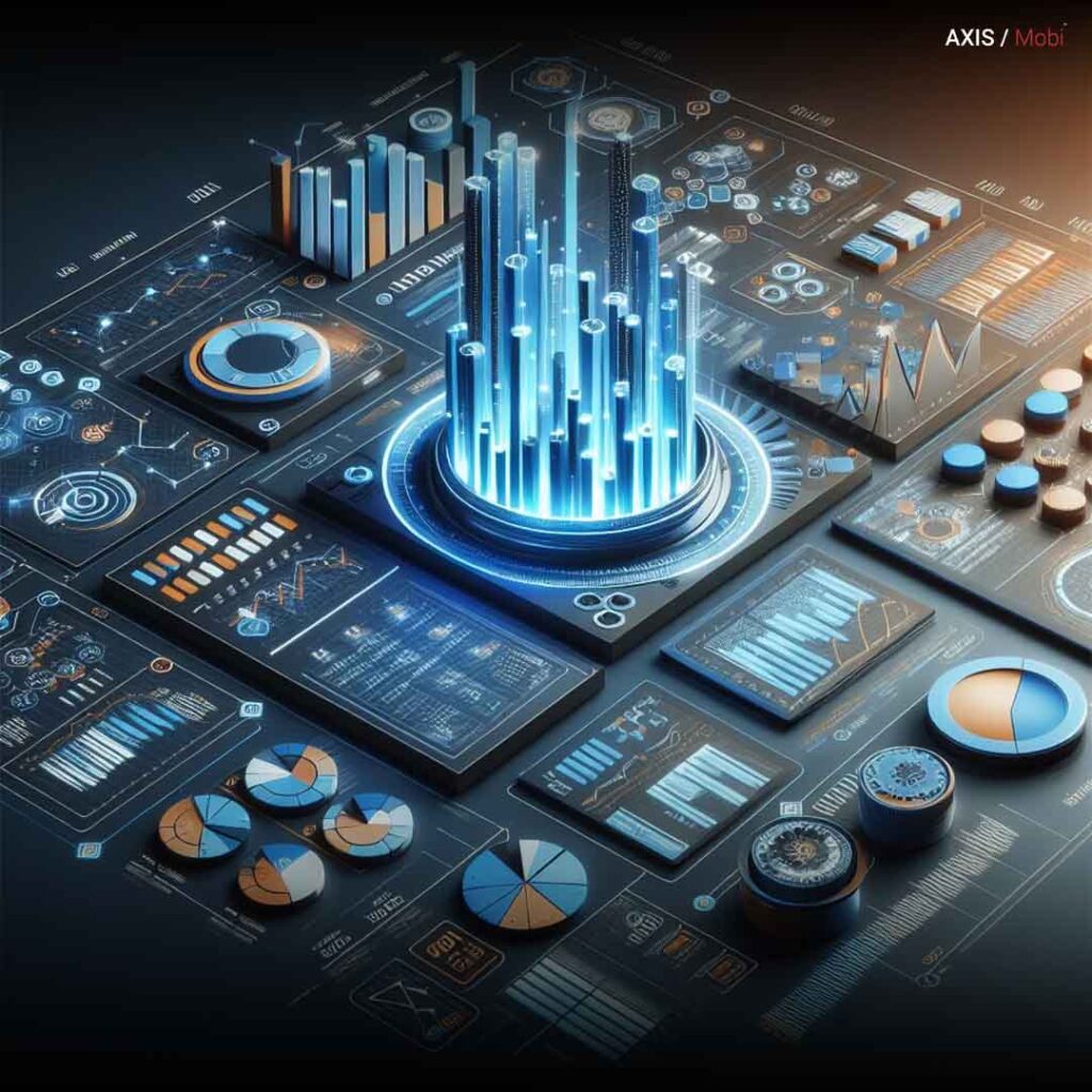 A financial graph ascending, symbolizing the positive impact of data driven marketing on ROI.